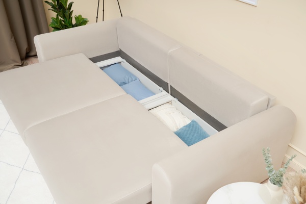 Диван еврокнижка Фива бежевый