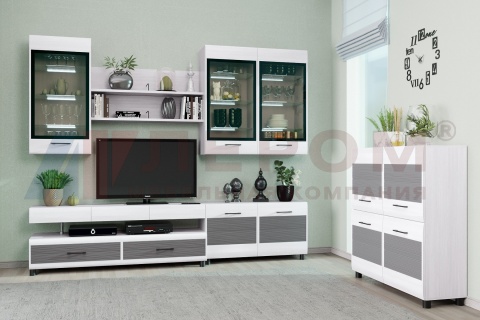 Гостиная-Стенка Камелия №8 (В-2172 х Ш-2700 х Г-452 мм)