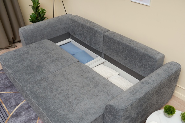 Диван еврокнижка Имир SE темно-серый