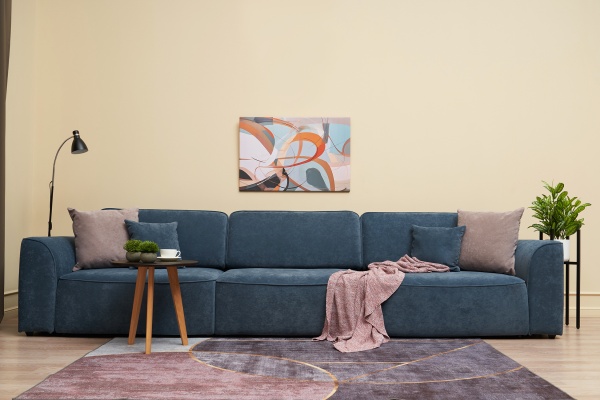 Диван еврокнижка Имир MAX SE синий