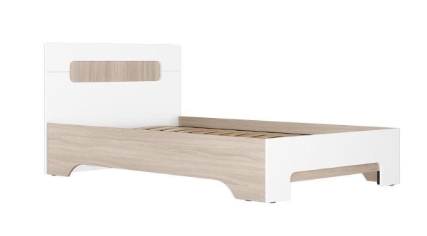 Кровать Палермо-3 МДФ (Спальное Место 1200 х 2000 мм/Ортопед.Основание)