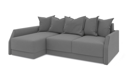 Диван Угловой Люксор Slim Т2 Разные Цвета/Д-2330 х Ш-1650 х В-830 мм