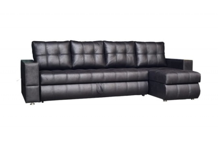 Диван угловой Камертон-1 (1,9х0,65/4 подушки, подлокотники декор)