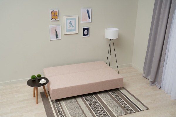 Диван еврокнижка Этно лайт бежевый / принт мозаика