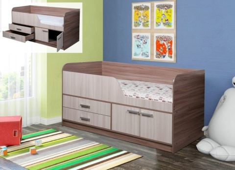 Кровать Умка-1 с Матрасом в Подарок/Разные Цвета и Размеры