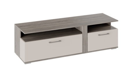 Тумба ТВ Тип 2 (Дуб Сонома Трюфель/Бежевый Глянец)/Ш-1502 × В-444 × Г-485 мм