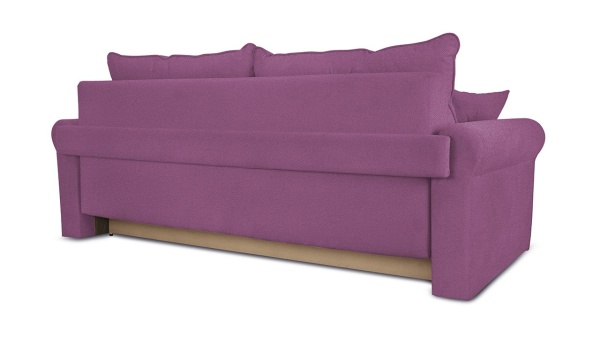 Диван «Синди» (Maserati 18 (велюр) фиолетовый)/Д-2400х Ш-1140х В-860мм