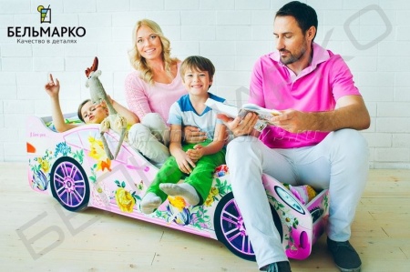 Детская кровать-тачка ФЕЯ