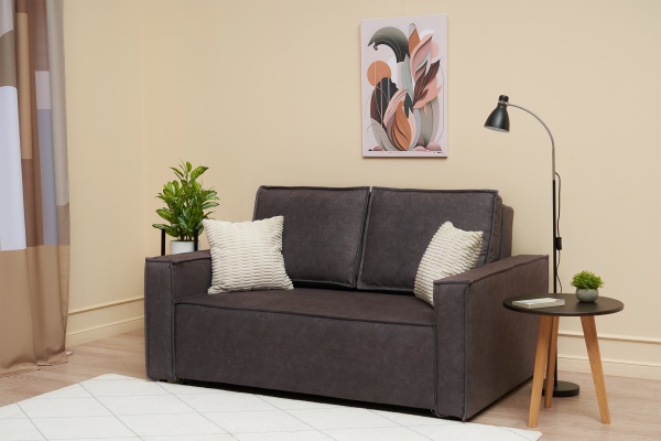 Диван выкатной Церра 2 серо-коричневый