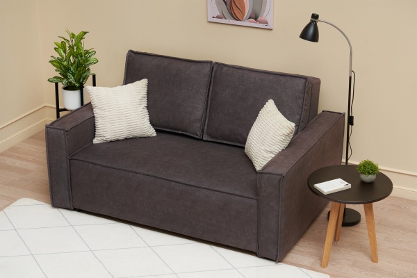 Диван выкатной Церра 2 серо-коричневый