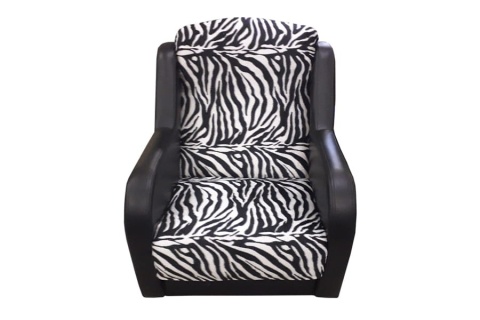 Кресло Дачник-1 с кожаными подлокотниками