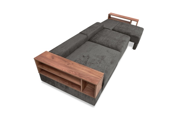 Диван пантограф Рон MODOOL MAX с барами серый