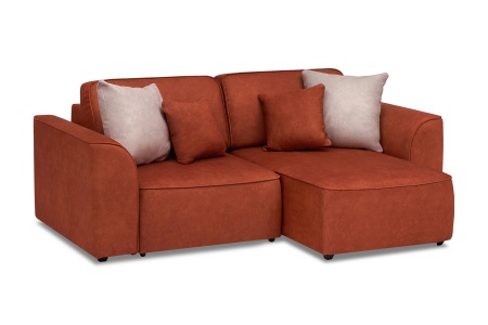 Диван угловой еврокнижка Имир MODOOL оранжевый