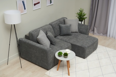 Диван угловой еврокнижка Имир MODOOL серый