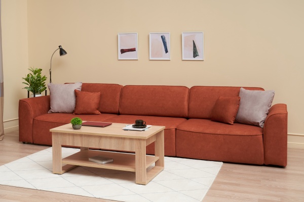 Диван еврокнижка Имир MAX SE оранжевый