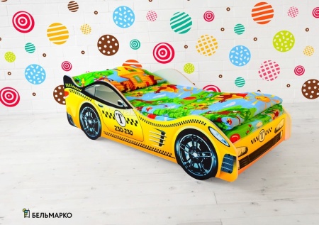Детская кровать-тачка ТАКСИ
