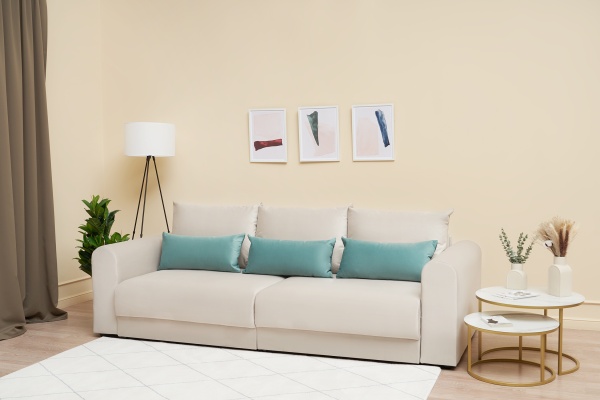 Диван еврокнижка Фива бежевый