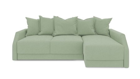 Диван Угловой Люксор Slim Т2 Разные Цвета/Д-2330 х Ш-1650 х В-830 мм