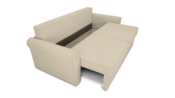 Диван «Синди» (Neo 02 (рогожка) бежевый)/Д-2400х Ш-1140х В-860мм