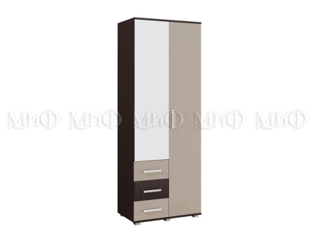 Шкаф 2-х Створчатый  Бостон (Ш-800 мм x В-2120 мм x Г-470 мм)/Разные Цвета