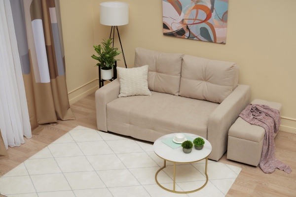 Диван выкатной Калипсо compact шенилл бежевый