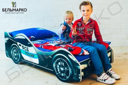 Детская кровать-тачка ФСБ