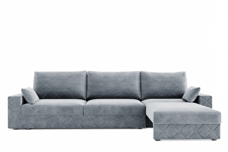 Диван Угловой Марта-1 с Выдвижной Оттоманкой и Ножками-Кубышками Ш-3100 х Г-1600 х В-750 мм/Спальное место Ш-1600 х Г-2650 мм