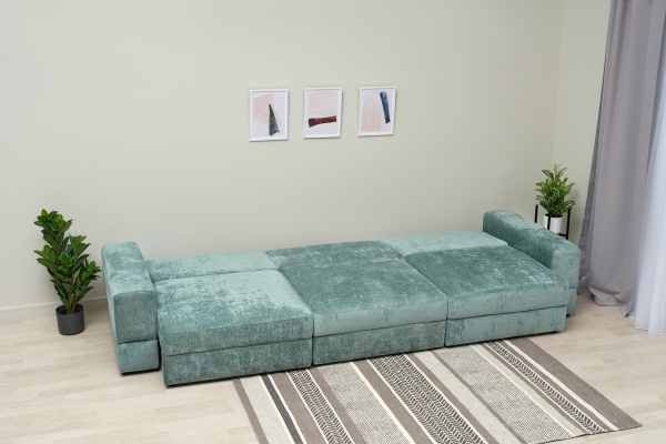 Диван пантограф Рон MODOOL MAX бирюзовый