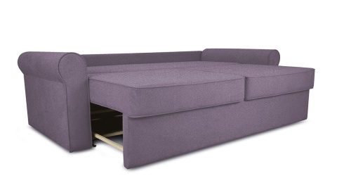 Диван «Синди» (Neo 09 (рогожка) фиолетовый)/Д-2400х Ш-1140х В-860мм