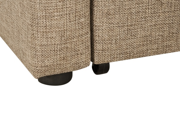 Диван еврокнижка Норд темно-бежевый