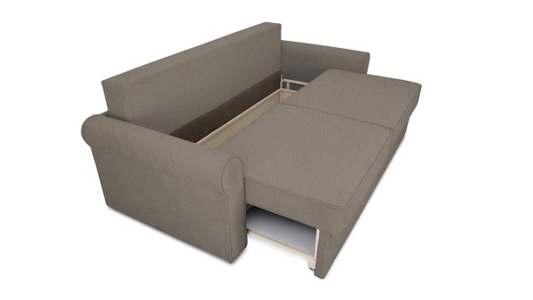 Диван «Синди» (Neo 04 (рогожка) светло-коричневый)/Д-2400х Ш-1140х В-860мм