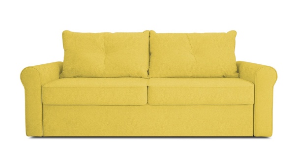 Диван «Синди» (Neo 08 (рогожка) желтый)/Д-2400х Ш-1140х В-860мм