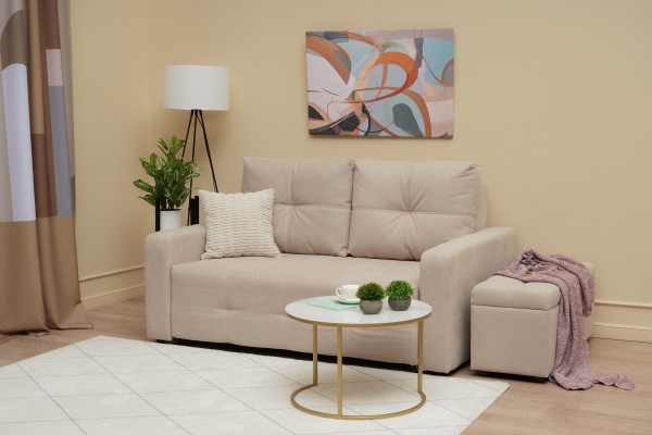 Диван выкатной Калипсо compact шенилл бежевый