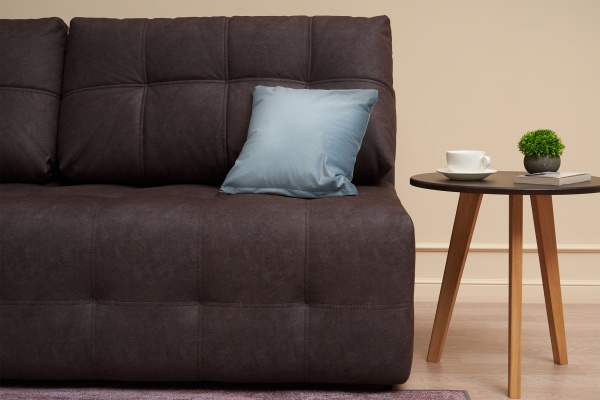 Диван еврокнижка Рон 2.0 mini серо-коричневый