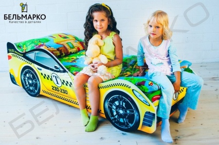Детская кровать-тачка ТАКСИ