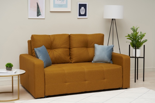 Диван выкатной Калипсо compact горчичный